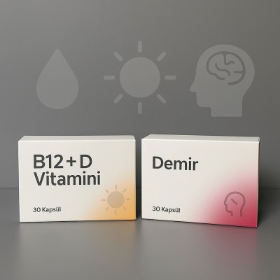 DEMİR,D VE B12 VİTAMİN 60 TABLET