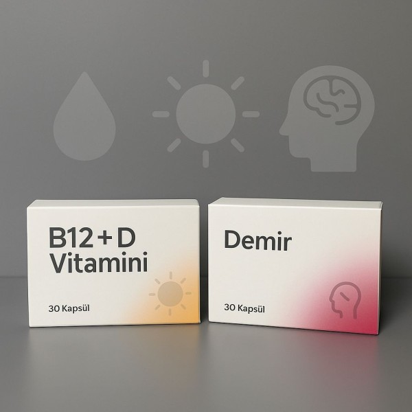 DEMİR,D VE B12 VİTAMİN 60 TABLET