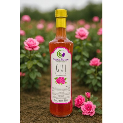 Gül Sirkesi 500 Ml | Doğal Cilt Bakımı ve Sindirim Destekleyici