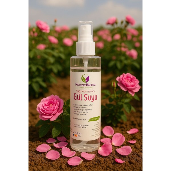 Yağı Alınmamış Gül Suyu 150 ml