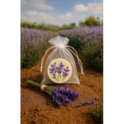 Koyun yünü ile hazırlanan keçeler özel Lavanta Yağlı Bakım Sabunu