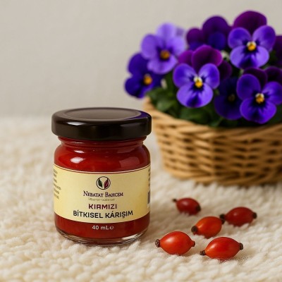 Cilt için kırmızı bitkisel karışım 40 ml