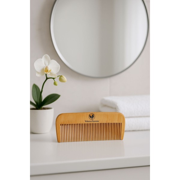 Sık Dişli Ahşap Tarak