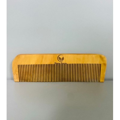 Sık Dişli Ahşap Tarak | Doğal ve Etkili Saç Tarama