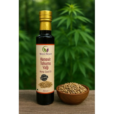 Kenevir Tohumu Yağı 250 ml | Doğal ve Besleyici