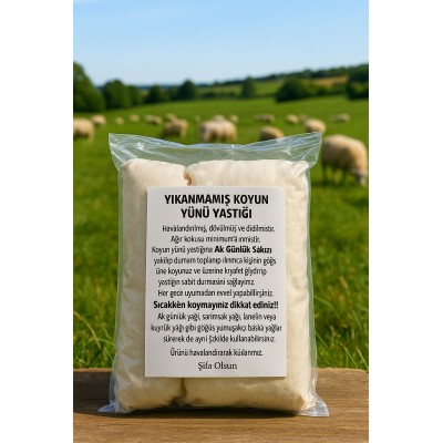 Koyun Yünü Yastığı + Tütsülük Günlük Sakızı