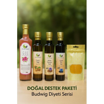 Keten tohumu yağı, Ceviz yağı, Çörek otu yağı, Gül sirkesi