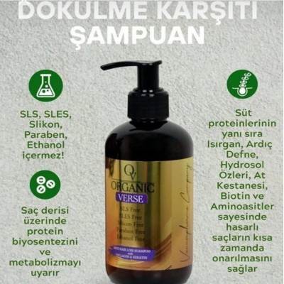 Dökülme Karşıtı Şampuan | Kolajen ve Keratin Destekli