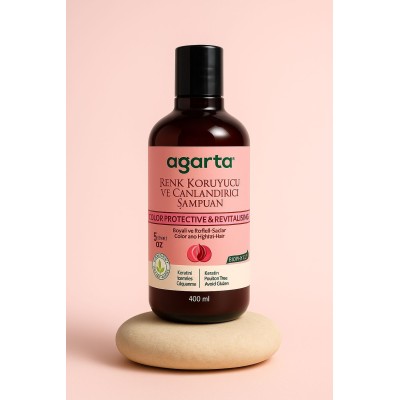 Agarta doğal şampuan renk koruyucu ve canlandırıcı