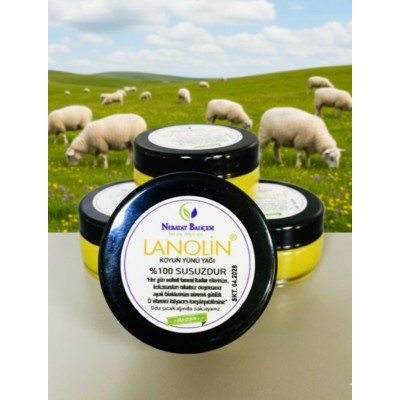 Lanolin %100 Susuz 50 Ml | Doğal Nemlendirici ve Yumuşatıcı