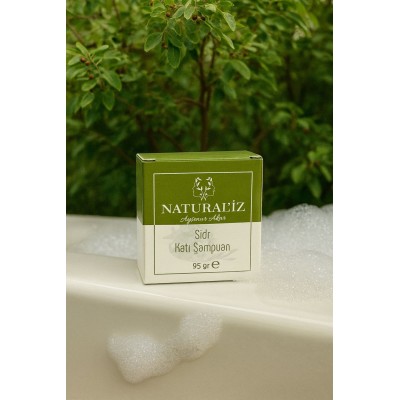 Sidr Katı Şampuan 95 Gr | Doğal Temizlik ve Besleyici