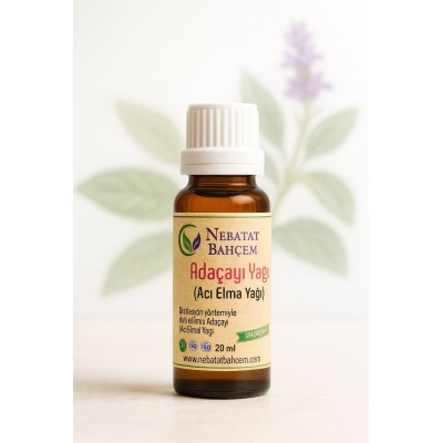 Solunum Yolu ve Cilt Sağlığı İçin Adaçayı Yağı 20 Ml
