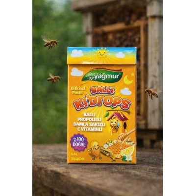 Çocuklar İçin Ballı Drops